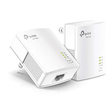 TP-Link AV1000 Powerline Ethernet Adapter KIT - Gigabit Port, Plug Pair &Play, Ethernet Over Power, Nano Size, Power Saving Mode, Network Adapter, Free Expert Help (TL-PA7017 KIT) - Image 1