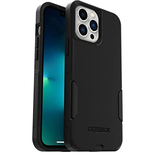 OtterBox iPhone 13 Pro Max & iPhone 12 Pro Max Commuter Series Case - Black, Slim & Tough, Pocket-Friendly, with Port Protection - Image 1