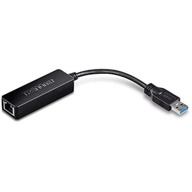 TRENDnet USB 3.0 to Gigabit Ethernet Adapter, Full Duplex 2Gbps Ethernet Speeds, Up to 1Gbps, USB to Gigabit Ethernet Adapter, USB-A, Windows Compatible, USB Powered, Black, TU3-ETG - Image 8