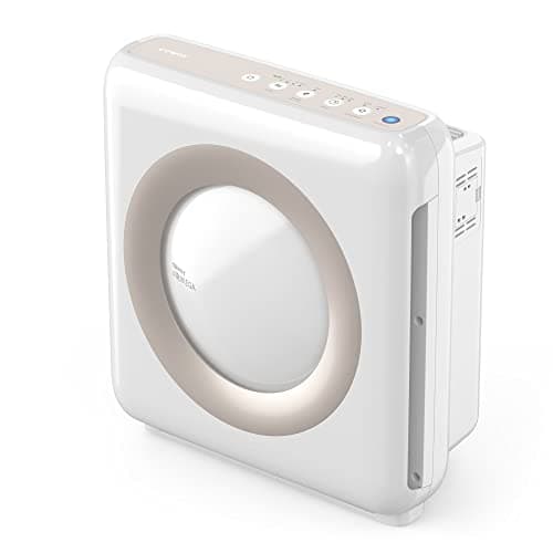 Coway Airmega AP-1512HH(W) True HEPA Purifier with Air Quality Monitoring, Auto, Timer, Filter Indicator, and Eco Mode, 16.8 x 18.3 x 9.7, White - Image 1