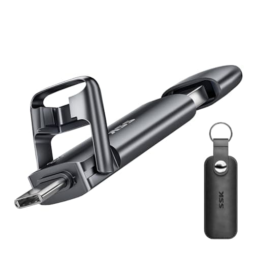 SSK 2TB External USB SSD,Fast 550MB/s 2-in-1 Dual Drive USB Type C+ USB A 3.2 Gen2 Solid State Thumb Drive Data Storage for iPhone 15/PS4/Android Phone/Tablet/Windows/Mac - Image 1