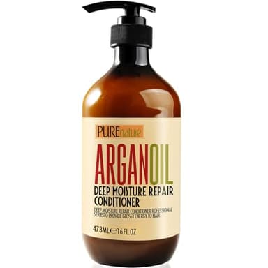 Moroccan Argan Oil Conditioner - Sulfate Free Products for Women and Men - Deep Moisturizing for Dry, Curly, Colored, Damaged Hair - Hydrating Repair, Salon Grade Formula for All Hair Types - Image 1