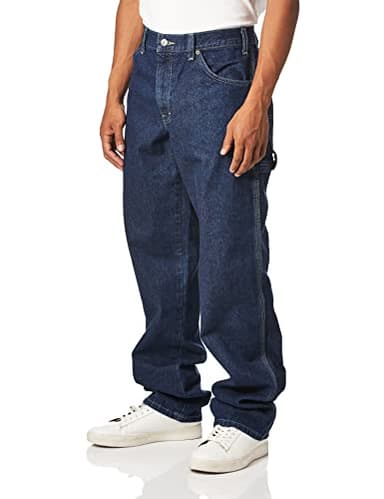 Dickies mens Relaxed Fit Carpenter jeans, Indigo Blue, 36W x 32L US - Image 1