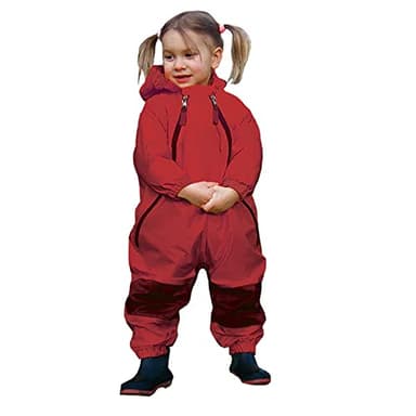 Tuffo Muddy Buddy Coveralls, Red, 12 Months - Image 1