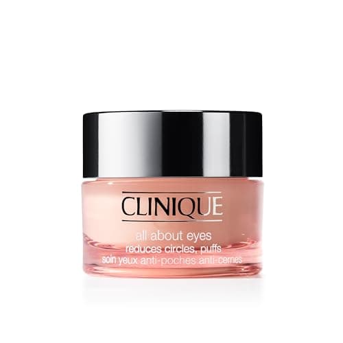 Clinique All About Eyes Lightweight Eye Cream With Vitamin C | Hydrating, Brightening, Depuffing + Dark Circle Reducing, Mini Travel Size, 0.5 Ounce - Image 1
