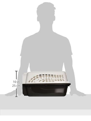 Petmate Dog Crates for Small Dogs & Cat Carriers, Two-Door Plastic Pet Kennel, Top & Front Loading, Made in USA, 19", White - Image 7