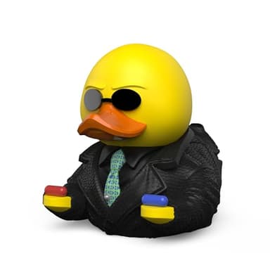 TUBBZ First Edition: The Matrix - Morpheus Cosplaying Rubber Duck Vinyl Figure - Image 1