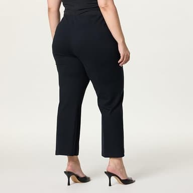 The Drop Women’s Kristy Ponte Kick Crop, Black, L - Image 6