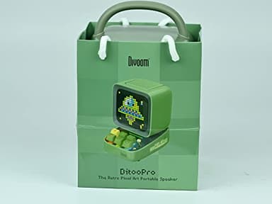Divoom Ditoo Pro Programmable Pixel Art LED-Bluetooth-Speaker Showing-Clock Emoji DIY Design for Home Wedding Party Decoration with Wireless App Control (Green) - Image 12