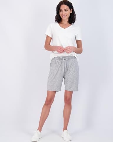 Real Essentials Womens Dry Fit 7 Inch Inseam Athletic Casual Lounge Fitness Gym Training Long Shorts High Waisted Running Bermuda Short Pockets Ladies Workout Bottoms Active, Set 3, XL, Pack of 4 - Image 5