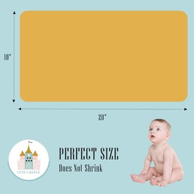 Cute Castle 12 Pack Muslin Burp Cloths for Baby - Ultra-Soft 100% Cotton Baby Washcloths - Large 20'' by 10'' Super Absorbent Milk Spit Up Rags - Burpy Cloths for Unisex, Boy, Girl - Honey - Image 4
