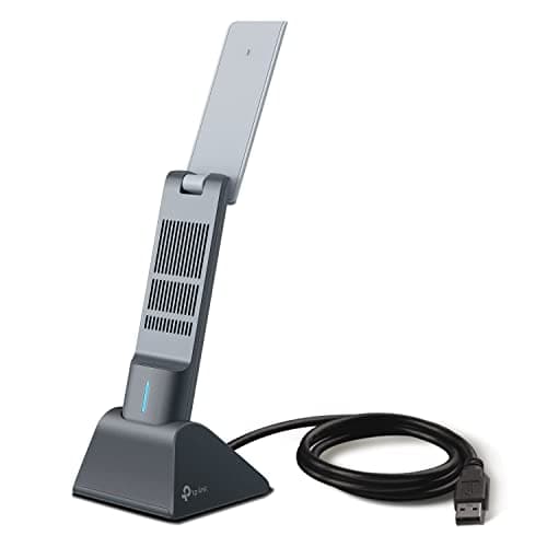 TP-Link AX1800 WiFi 6 USB Adapter for Desktop PC (Archer TX21UH) Wireless Network Adapter with 2.4GHz, 5GHz, MU-MIMO, OFDMA, High Gain Dual Band 5dBi Antenna, WPA3, Supports Windows 11/10 - Image 1