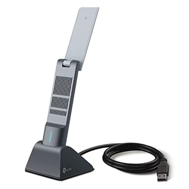 TP-Link AX1800 WiFi 6 USB Adapter for Desktop PC (Archer TX21UH) Wireless Network Adapter with 2.4GHz, 5GHz, MU-MIMO, OFDMA, High Gain Dual Band 5dBi Antenna, WPA3, Supports Windows 11/10 - Image 1