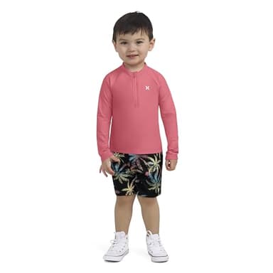 Long Sleeve Rash Guard Swim Suit 2-Piece Outfit Set - Image 5