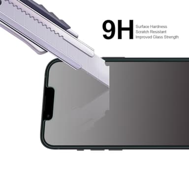 Supershieldz (2 Pack) Designed for iPhone 16e, 14, 13, 13 Pro (6.1 inch) Tempered Glass Screen Protector with (Easy Installation Tray) Anti Scratch, Bubble Free - Image 5