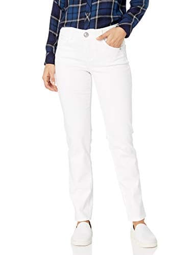 Democracy Women's Ab Solution Straight Leg Jean Optic White - Image 1