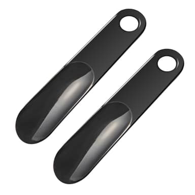 Untrytb 2 Pack Shoe Horn, Premium Shoe Horns for Men or Women, Small Shoe Spoon for Kids, Shoehorns for Boot jacks, Shoe Helper or Stick for Travel and Home Use, Plastic Show Horn 7.5 IN - Image 1