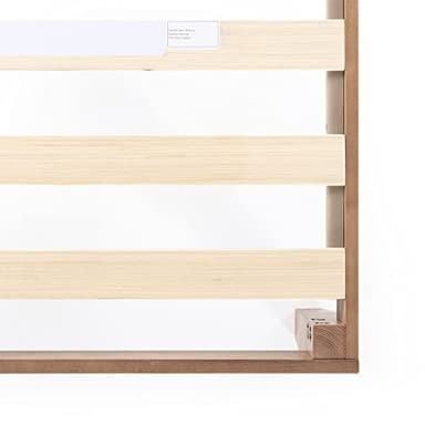 Mellow Naturalista Classic - 12 Inch Solid Wood Platform Bed with Wooden Slats, No Box Spring Needed, Easy Assembly, King, Natural Pine - Image 6