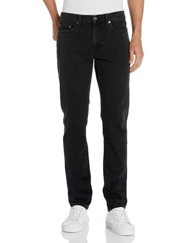 Amazon Essentials Men's Slim-Fit Jeans - Discontinued Colors, Washed Black, 30W x 30L - Image 1