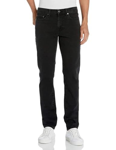 Amazon Essentials Men's Slim-Fit Jeans - Discontinued Colors, Washed Black, 30W x 30L - Image 1