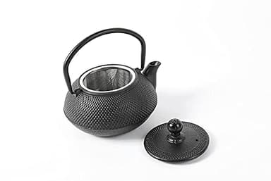 HAWOK Cast Iron Teapot with Stainless Steel Infuser (600ml/20oz) - Image 3