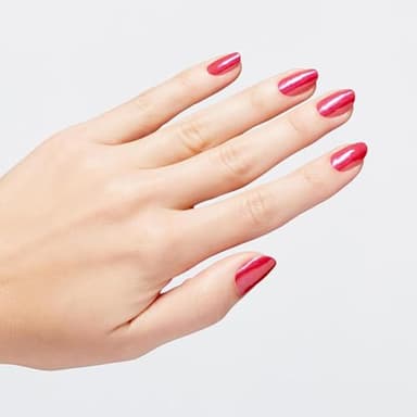 OPI Infinite Shine Strawberry Margarita | Opaque Bright Pink Crème Long Wear Gel Like Nail Polish | Vegan, Long Lasting, Streak Free - Image 4