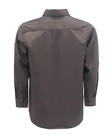 TICOMELA FR Shirts for Men Flame Resistant/Fire Retardant Shirt NFPA2112 7.5oz Gray Men's Welding Shirt - Image 3