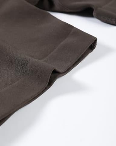 AUROLA Influence Collection Workout Shorts for Women,No Roll Up New Scrunch Seamless Gym Short-3.5" Inseam, Chestnut Brown, S - Image 5