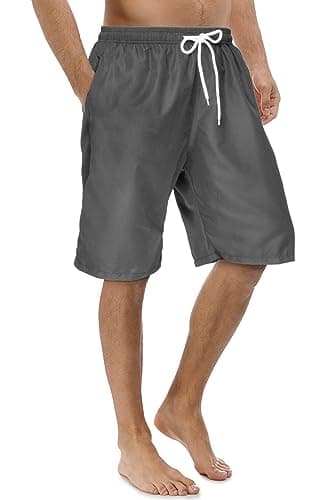 Srnede Mens Swim Trunks Swimming Trunks Swim Shorts Quick Dry 11 Inch with Mesh Lining Funny Swimwear Bathing Suits - Image 1