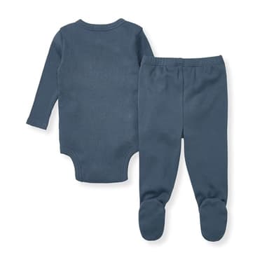 Burt's Bees Baby Unisex Baby Bodysuit & Pant Set, 100% Organic Cotton - Image 2