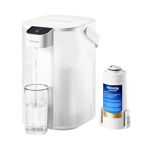 Waterdrop Electric Water Filter Pitcher, Reduce 99.6% of Lead and 45+ Impurities, 200-Gallon Rechargeable Water Dispenser, Instant 15-Cup Countertop System, NSF/ANSI 401&53&42&372, NOT Reduce TDS - Image 1