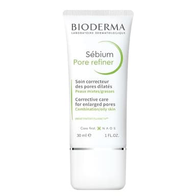 Bioderma Sébium Pore Refiner Cream, Pore Minimizer for Face, Makeup Primer For Combination to Oily Skin - Image 1