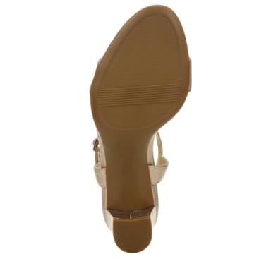 Naturalizer Womens Bristol Heeled Sandal Warm Silver 7.5 W - Image 4