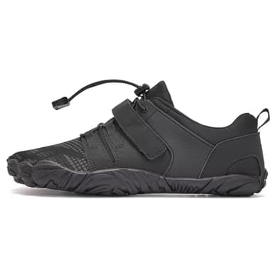 WateLves Water Shoes Mens Womens Beach Swim Shoes Quick-Dry Aqua Socks Pool Shoes for Surf Yoga Water Aerobics(J-Black, 40) - Image 4