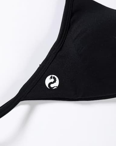 AUROLA Influence Strappy Bra Sports Bras for Women, Backless Padded Impact Strappy Bra for Workout Gym Yoga with Removable Cups,Black,XS - Image 6