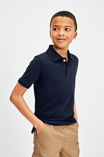 The Children's PlaceThe Children's Place BoysShort Sleeve Pique Polo 6 packBrook/Nautico/WhiteLarge (10/12) - Image 3