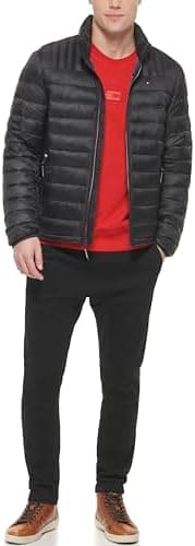 Tommy Hilfiger Men's Ultra Loft Lightweight Packable Puffer Jacket (Standard and Big & Tall - Image 5