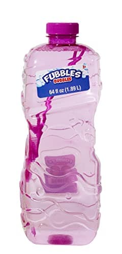 BUBBLES by Little Kids Fubbles | 64oz Non Toxic Bubble Solution Refill for kids | bubble wand included, colors may vary, (12301E) - Image 7