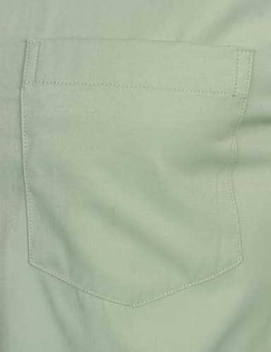 ZEROYAA Men's Long Sleeve Dress Shirt Solid Slim Fit Casual Business Formal Button Up Shirts with Pocket Sage Green XL - Image 4
