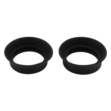 Pack of 2 Foldable Soft Rubber Scope Eye Impact, Suitable for 28 to 32 Mm Microscope, Monocular and Binocular Eyepiece Cover - Image 1