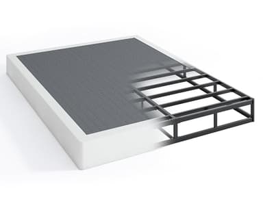 QEROMY 7 Inch Low Profile Box Spring, Sturdy Metal Frame Mattress Foundation, Easy Assembly, Quiet & Noise-Free, Queen Size - Image 1