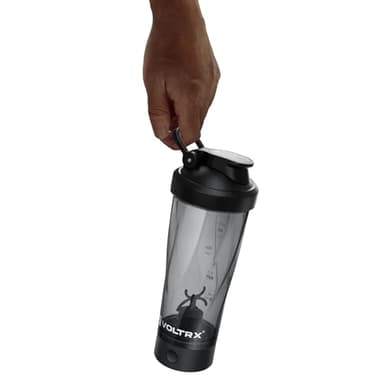 VOLTRX VortexBoost Electric Shaker Bottle, USB C Rechargeable Protein Shake Mixer, Shaker Cups for Protein Shakes and Meal Replacement Shakes, BPA-Free, Made with Tritan, Black - Image 6