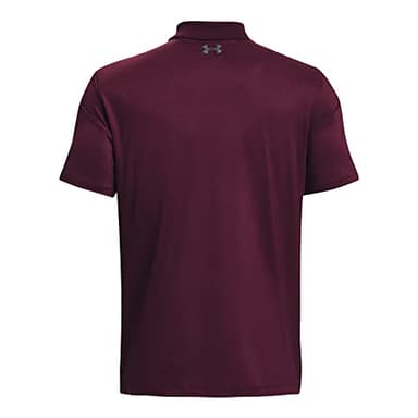 Under Armour Men's Performance 3.0 Polo, (600) Dark Maroon / / Pitch Gray, Large - Image 5