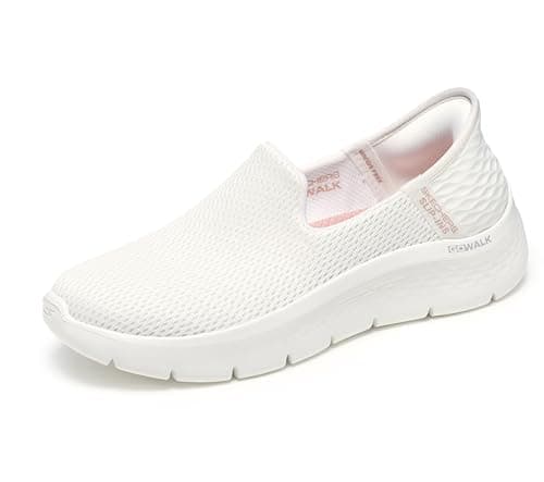 Skechers Women's Hands Free Slip-Ins Go Walk Flex-Relish Sneaker, Off-White, 5 US - Image 1