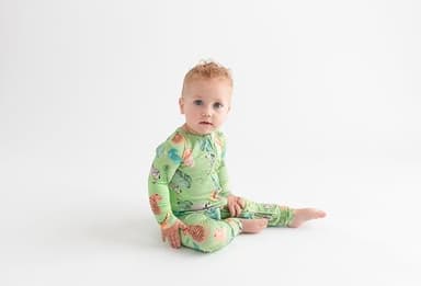 Posh Peanut Convertible Baby Sleepers - Boys Footless Baby Pajamas with 2 Way Zipper for Easy Diaper Changes - Image 5