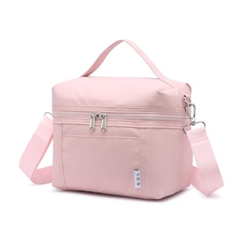 NOL Natural Organic Lifestyle Insulated Lunch Bags for Women Cooler Bag Lightweight Nylon Waterproof Lunch Box For Work - Image 1