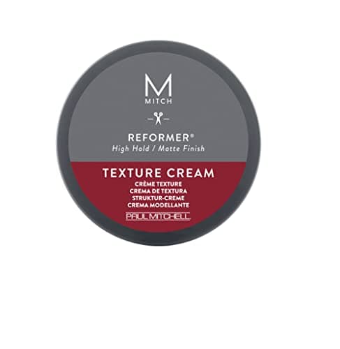 MITCH by Paul Mitchell Reformer Texture Cream for Men, High Hold, Matte Finish, For All Hair Types, Especially Fine to Medium Hair, 3 oz. - Image 1