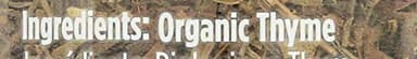Spicely Organic Thyme 0.60 Ounce Jar Certified Gluten Free - Image 6