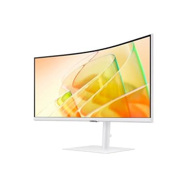 SAMSUNG 34” ViewFinity (S65TC) Series Ultra-WQHD 1000R Curved Computer Monitor, HDR10, 100Hz, AMD FreeSync, Thunderbolt 4, Height Adjustable Stand, Built-in Speakers, Eye Care, LS34C650TANXGO, 2024 - Image 15