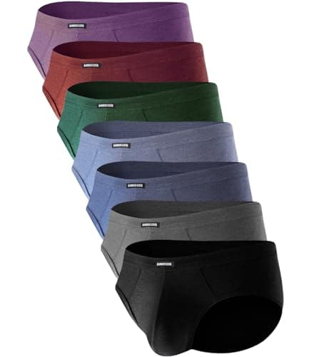 Men's Tagless Briefs Coverd Waistband Comfort Soft Underwear with Contour Pouch Breathable Underpants, Multipacks - Image 1